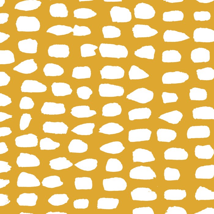 Dots (Mustard Yellow) Coffee Mug Gallery Image 2
