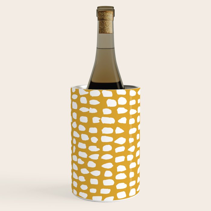 Dots (Mustard Yellow) Wine Chiller Gallery Image 1