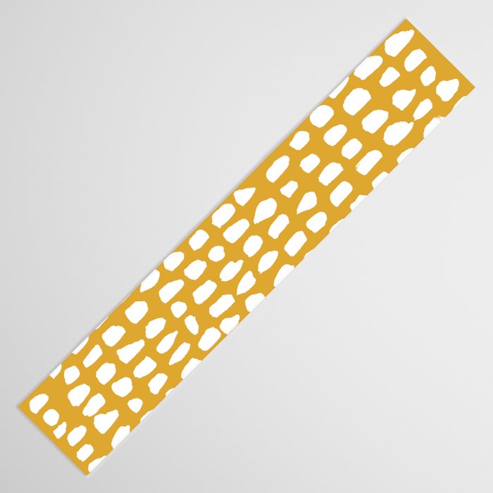 Dots (Mustard Yellow) Table Runner Gallery Image 3