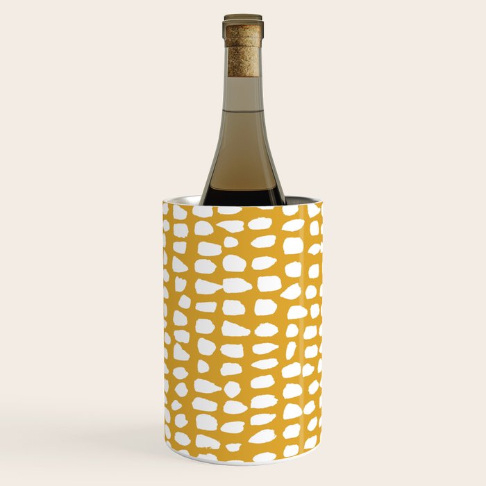 Dots (Mustard Yellow) Wine Chiller Gallery Image 2
