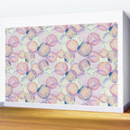 Watercolor circles overlay Wall Mural Gallery Image 2