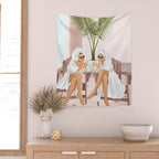 Morning with a friend III Wall Tapestry Gallery Image 2