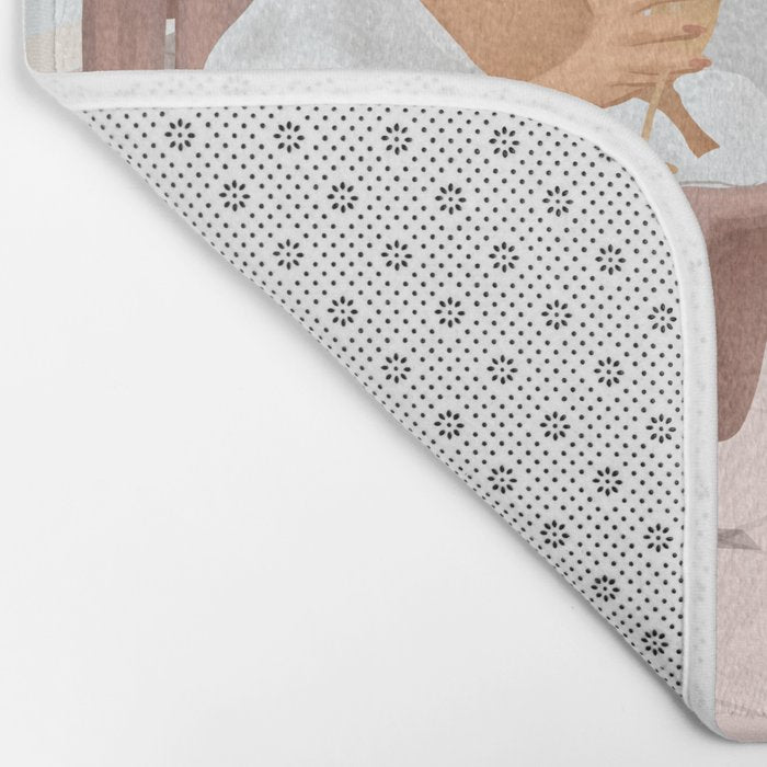 Morning with a friend III Bath Mat Gallery Image 2