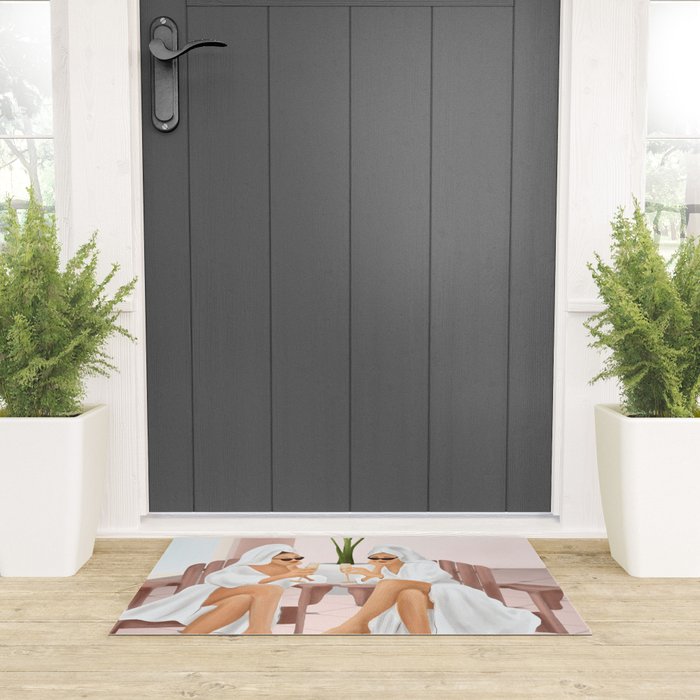 Morning with a friend III Welcome Mat Gallery Image 3
