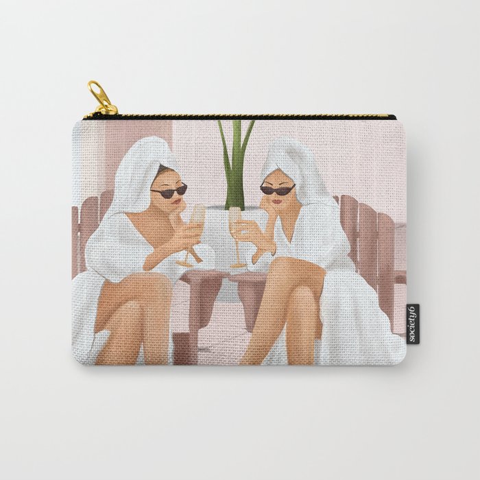Morning with a friend III Carry All Pouch Gallery Image 1