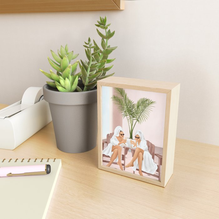 Morning with a friend III Mini Art Print Gallery Image 2