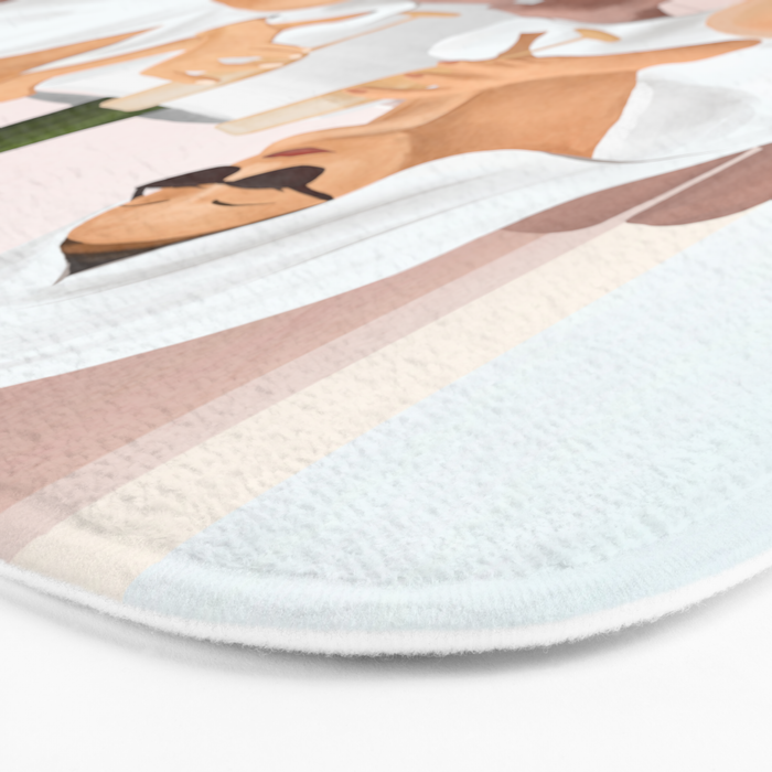 Morning with a friend III Bath Mat Gallery Image 3
