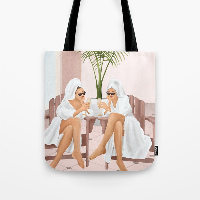 Morning with a friend III Tote Bag Gallery Image 1