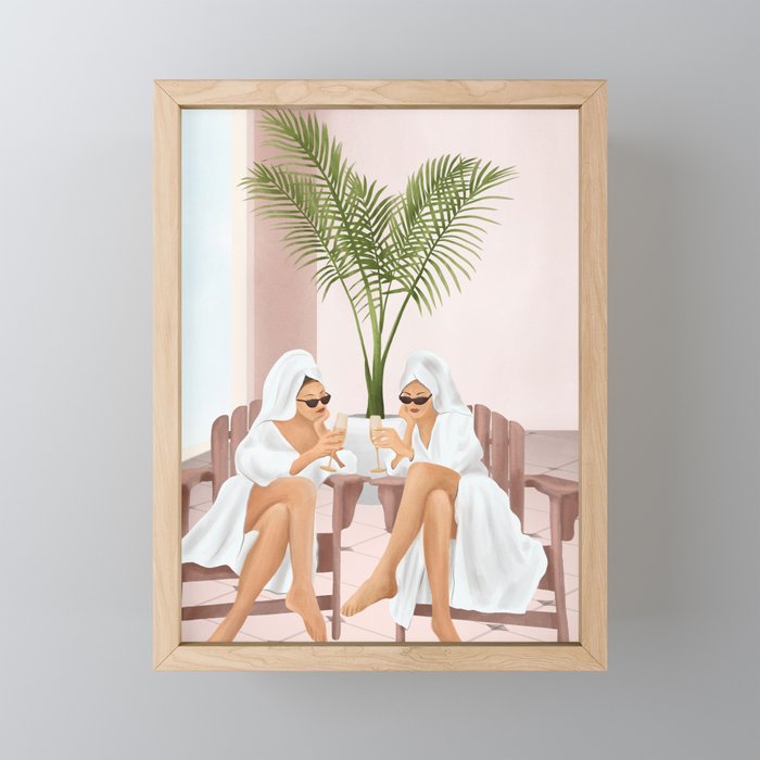 Morning with a friend III Mini Art Print Gallery Image 1