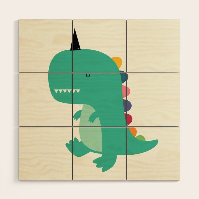 Dinocorn Wood Wall Art Gallery Image 1