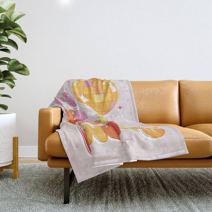 This Kitchen Is For Dancing Throw Blanket Gallery Image 1