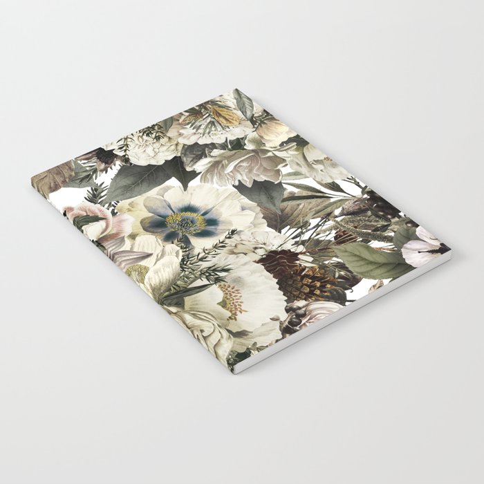 Christmas Vintage Floral Notebook Gallery Image 2