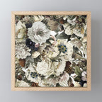 Christmas Vintage Floral Mini Art Print Gallery Image 1