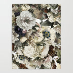 Christmas Vintage Floral Poster Gallery Image 4