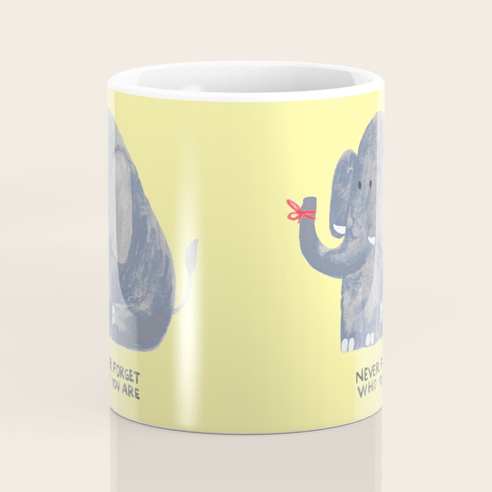 Elephant never forgets Coffee Mug Gallery Image 4