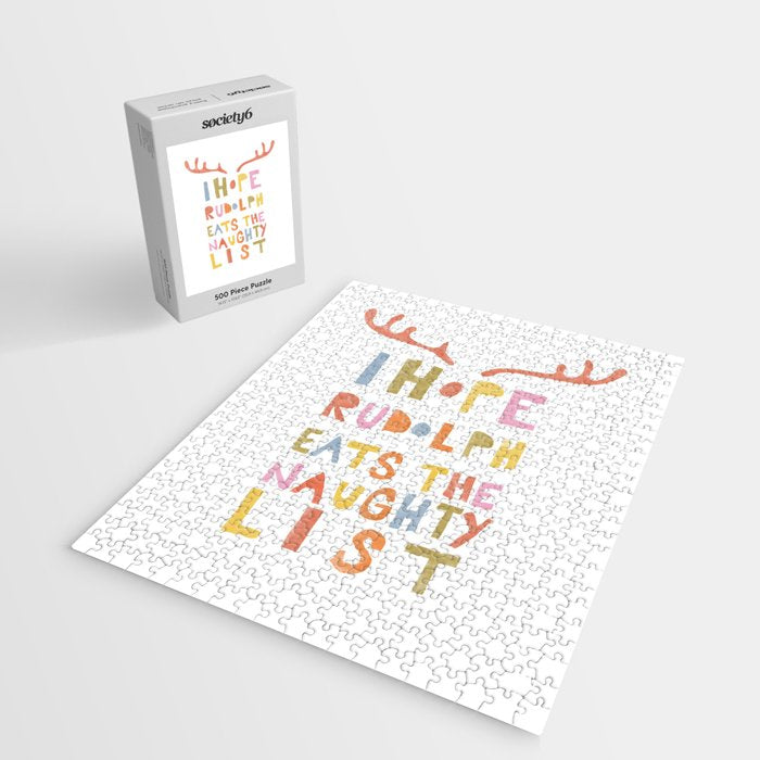 Hope Rudolph Eats The Naughty List Jigsaw Puzzle Gallery Image 2