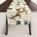 winter deer // repeat pattern Table Runner Gallery Image 1