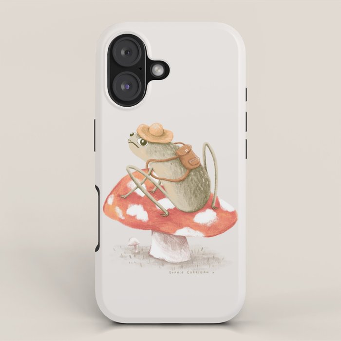 Awkward Toad Ready for Adventure iPhone Case Gallery Image 1
