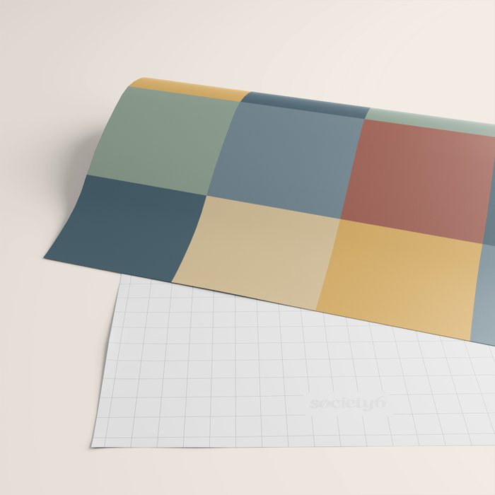 Bold Colorful Checks Pattern - Large IX Wrapping Paper Gallery Image 2