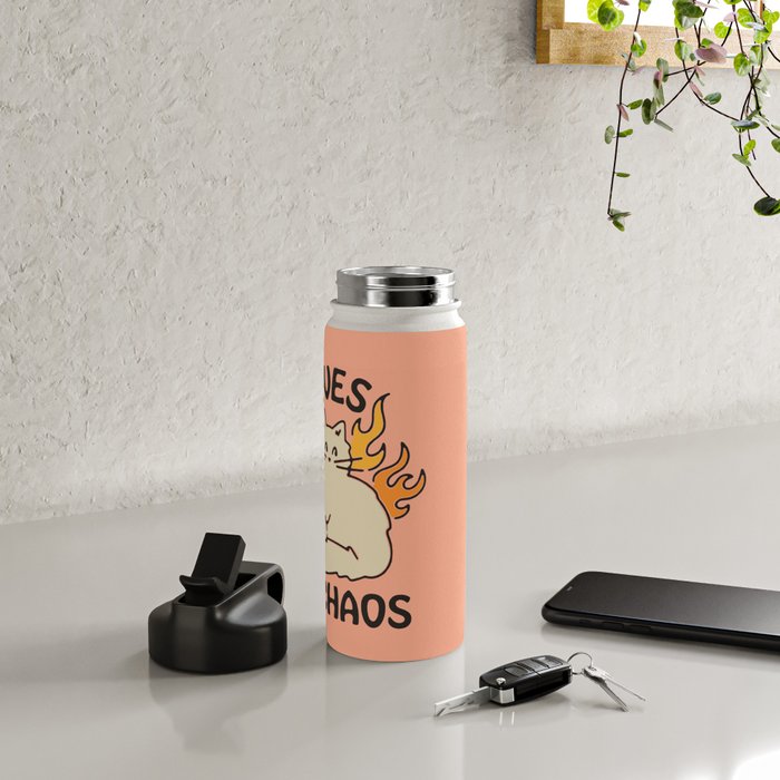 THRIVES IN CHAOS Water Bottle Gallery Image 4