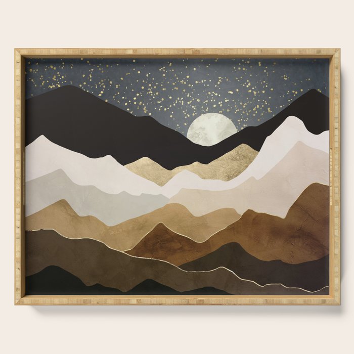 Golden Stars Serving Tray Gallery Image 1