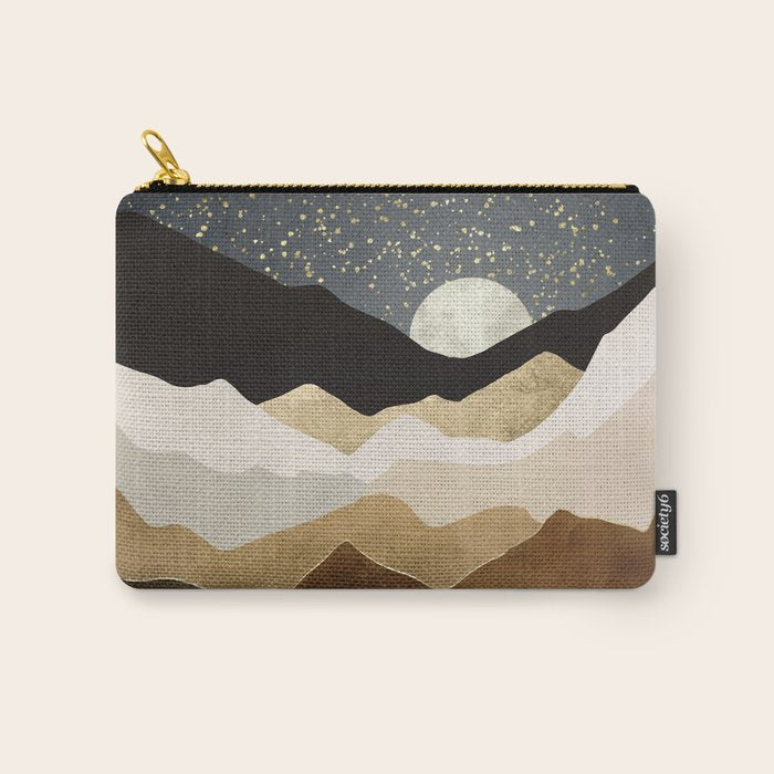 Golden Stars Carry All Pouch Gallery Image 1