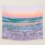 Ocean and Sunset Needed Wall Tapestry Gallery Image 4