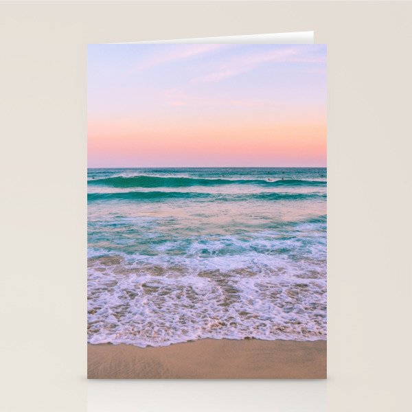 Ocean and Sunset Needed Stationery Card Gallery Image 2
