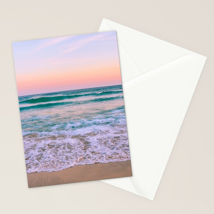 Ocean and Sunset Needed Stationery Card Gallery Image 2