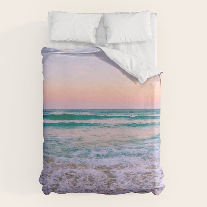 Ocean and Sunset Needed Duvet Cover Gallery Image 1