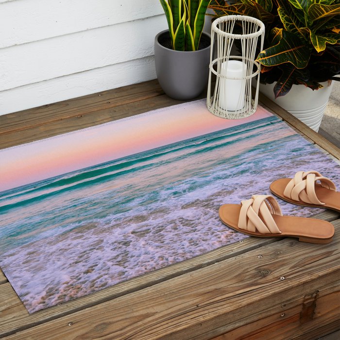 Ocean and Sunset Needed Outdoor Rug Gallery Image 2