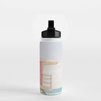 Beach Photography | Pink Lifeguard Tower. No. 6 | California  Water Bottle Gallery Image 2