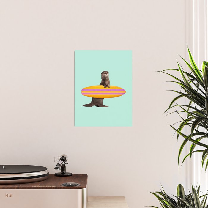 SURFING OTTER Poster Gallery Image 2