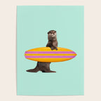 SURFING OTTER Poster Gallery Image 4