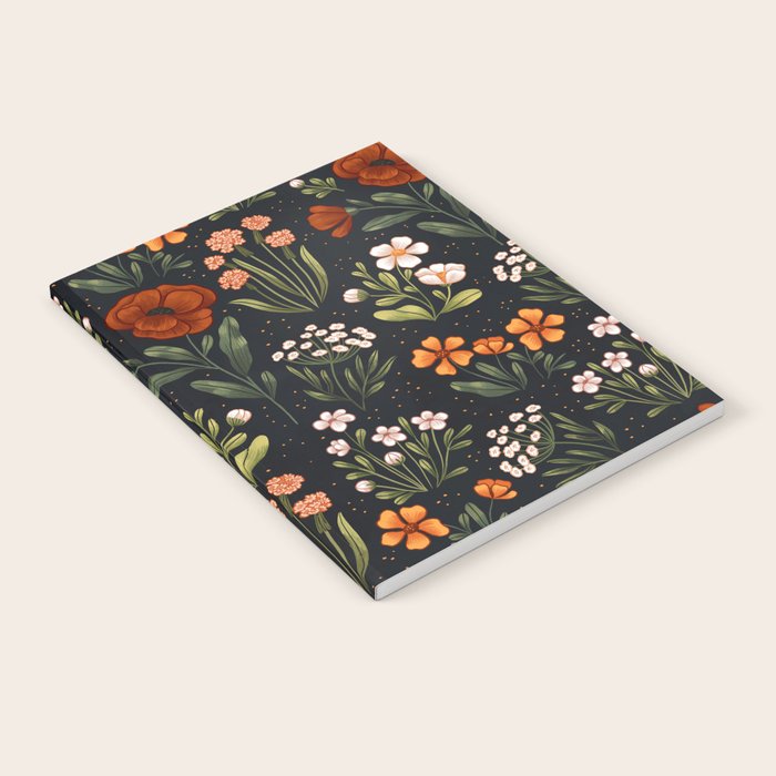 Wild Flowers ~ vol1.  vintage inspired botanical Notebook Gallery Image 2