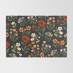 Wild Flowers ~ vol1.  vintage inspired botanical Rug Gallery Image 2