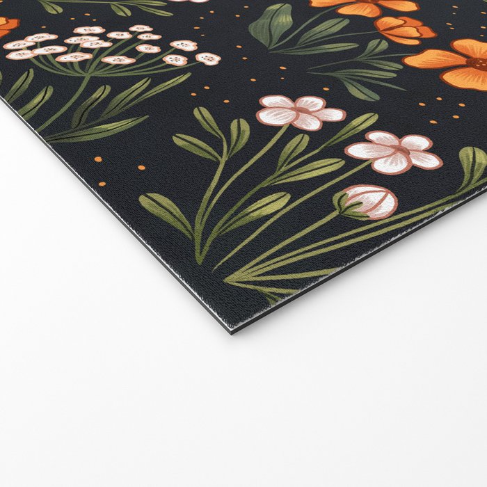 Wild Flowers ~ vol1.  vintage inspired botanical Welcome Mat Gallery Image 2