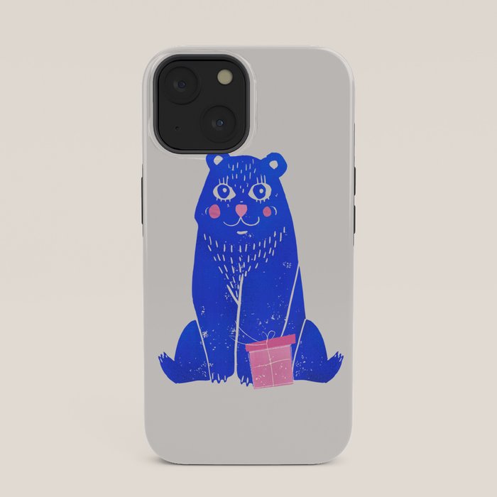 Blue Christmas Bear iPhone Case Gallery Image 38