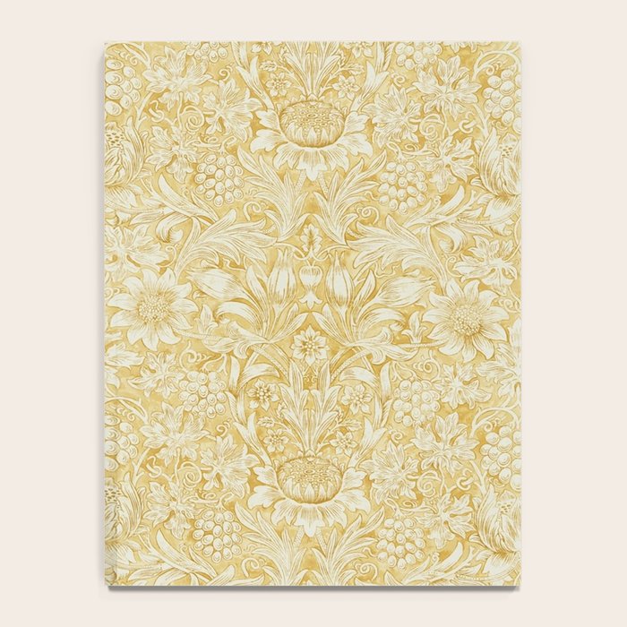 William Morris Sunflower Yellow Camomile Cowslip Vintage Pattern Notebook Gallery Image 4