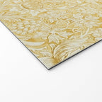 William Morris Sunflower Yellow Camomile Cowslip Vintage Pattern Welcome Mat Gallery Image 2