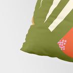 Nature Mid-century modern retro 70s Pillow Sham Gallery Image 4