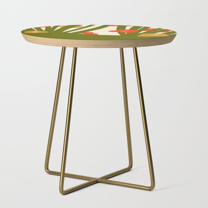 Nature Mid-century modern retro 70s Side Table Gallery Image 1