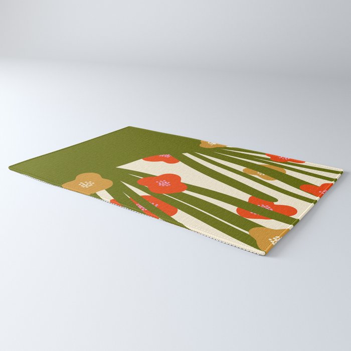 Nature Mid-century modern retro 70s Rug Gallery Image 3