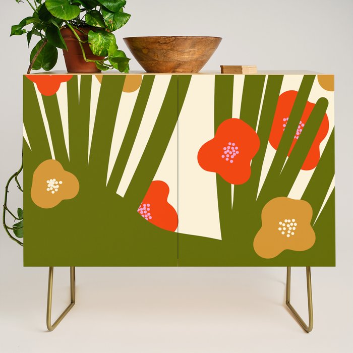 Nature Mid-century modern retro 70s Credenza Gallery Image 1