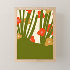Nature Mid-century modern retro 70s Mini Art Print Gallery Image 1