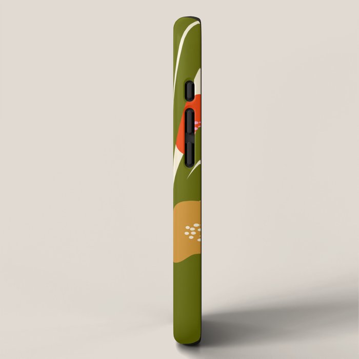 Nature Mid-century modern retro 70s iPhone Case Gallery Image 2