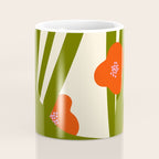 Nature Mid-century modern retro 70s Coffee Mug Gallery Image 4