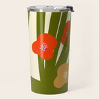 Nature Mid-century modern retro 70s Travel Mug Gallery Image 2