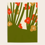 Nature Mid-century modern retro 70s Poster Gallery Image 4
