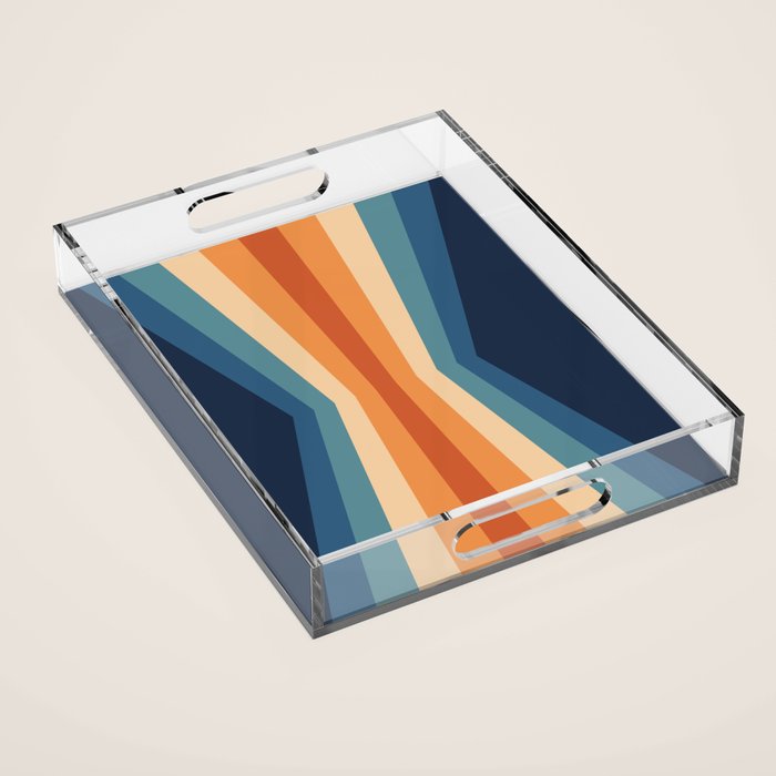 70's Retro Reflection Acrylic Tray Gallery Image 1